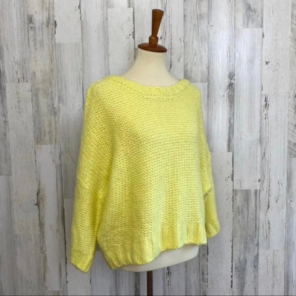 2X Host Pick! NWT Anthropologie Maeve Cecile Bow Back Sweater SZ L - Picture 4 of 8